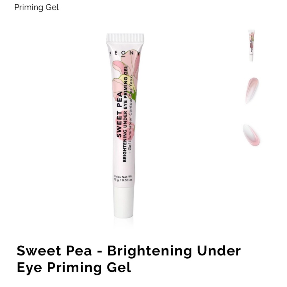 Peony-Sweet Pea - Brightening Under Eye Priming Gel